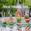 Bộ sưu tập 'Tích Trung Thu' của Tò He Việt và họa sỹ Nguyễn Cẩm Anh có giá bán 3 triệu đồng. (Ảnh: Minh Anh/Vietnam+)