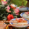Giỗ Tổ 2022: Nô nức hội thi bánh chưng, bánh giầy truyền thống. (Ảnh: Minh Anh/Vietnam+)