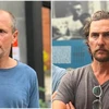 Hai nam diễn viên Woody Harrelson (trái) và Matthew McConaughey tại Di tích Nhà tù Hỏa Lò. (Ảnh: Di tích Nhà tù Hỏa Lò)