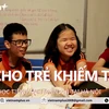 Khám phá lớp tiếng Anh miễn phí cho trẻ khiếm thị tại Hà Nội. (Ảnh: Minh Anh/Vietnam+)