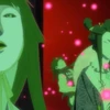 Một cảnh phim ''Inu-oh'' để lại điểm nhấn về Noh - loại hình kịch nhảy, đeo mặt nạ, đậm chất truyền thống của Nhật Bản. (Ảnh: Nhà sản xuất GKIDS)