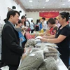 Chương trình kết nối cung-cầu hàng hóa tại Trung tâm Hội chợ Triển lãm Giáng Võ, Hà Nội (Ảnh: Đức Duy/Vietnam+)