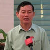  Đại biểu Nguyễn Ngọc Phương (Quảng Bình) đang trao đổi với báo chí (Ảnh: Đức Duy/Vietnam+)