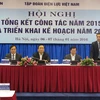 Phó Thủ tướng Hoàng Trung Hải dự và chỉ đạo hội nghị tổng kết năm 2015 của EVN (Ảnh: Đức Duy/Vietnam+)