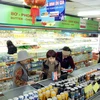 Chuỗi siêu thị của Tổng công ty Thương mại Hà Nội. (Ảnh: TTXVN