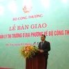 Sáng 3/10, tại Hà Nội đã diễn ra lễ bàn giao 28 Chi Cục Quản lý thị trường về Bộ Công Thương. (Ảnh: moit.gov.vn)