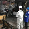 Dây chuyền sản xuất thép của Công ty cổ phần Hòa Phát-Hải Dương. (Ảnh: Đức Duy/Vietnam+)