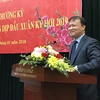 Thứ trưởng Bộ Công Thương Đỗ Thắng Hải phát biểu tại buổi họp báo ngày 18/1. (Ảnh: Đức Duy/Vietnam+)