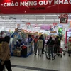 Nhiều thương hiệu lớn trên thế giới như Lotte, Central Group, Aeon, Circle K, Auchan… đều đã có mặt tại Việt Nam. (Ảnh: PV/Vietnam+)