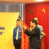 Đoàn Thanh niên PVN đón nhận Huân Chương lao động Hạng nhì do Bí thư Đảng ủy Khối Doanh nghiệp Trung ương trao tặng. (Ảnh: Đức Duy/Vietnam+)