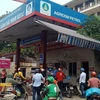 Một cây xăng trên phố Minh Khai, Hà Nội bị phát hiện có gian lận về kinh doanh xăng dầu. (Ảnh: Đức Duy/Vietnam+)