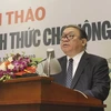 Ông Thào Xuân Sùng, Chủ tịch Hội Nông dân Việt Nam. (Ảnh: Xuân Quảng/Vietnam+)