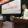 Thứ trưởng Đỗ Thắng Hải chủ trì họp báo. (Ảnh: Đức Duy/Vietnam+)