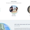 Trang web của Công ty New Image Việt Nam. (Ảnh: Đức Duy/Vietnam+)