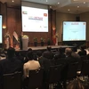 Diễn đàn doanh nghiệp Việt Nam-UAE tại Hà Nội ngày 15/10. (Ảnh: Đức Duy/Vietnam+)