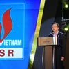 Tổng Giám đốc BSR Bùi Minh Tiến gửi lời cảm ơn và tri ân tới quý khách hàng đã đồng hành với BSR chặng đường 10 năm qua. (Ảnh: PV/Vietnam+)