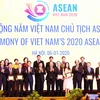 Lễ khởi động năm Việt Nam Chủ tịch ASEAN 2020. (Ảnh: Petrolimex)