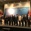 Các đại biểu tham dự phiên họp Hội nghị Ủy ban tham vấn thuận lợi hóa thương mại ASEAN lần thứ 16. (Ảnh: Đức Duy/Vietnam+)