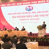 Đại hội Đại biểu Tổng công ty Bia-Rượu-Nước giải khát Hà Nội diễn ra ngày 4/3, tại Hà Nội. (Ảnh: Đức Duy/Vietnam+)