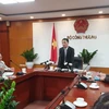 Bộ trưởng Trần Tuấn Anh họp khẩn với các đơn vị bàn giải pháp ứng phó với dịch COVID-19. (Ảnh: Vietnam+)