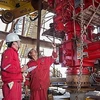 Người lao động PVN trên các giàn khoan dầu khí. (Ảnh: PV/Vietnam+)