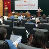 Thứ trưởng Đỗ Thắng Hải phát biểu tại họp báo. (Ảnh: Đức Duy/Vietnam+)