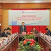 Chủ tịch Ủy ban quản lý vốn nhà nước Nguyễn Hoàng Anh làm việc với PetroVietnam. (Ảnh: Vietnam+)