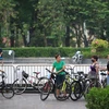 Hà Nội tạm dừng các hoạt động thể dục, thể thao ngoài trời để phòng chống dịch bệnh. (Ảnh: PV/Vietnam+)
