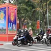 Chủ tịch thành phố Hà Nội yêu cầu thực hiện nghiêm các biện pháp phòng, chống dịch dịp năm mới. (Ảnh: TTXVN)