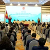 Hội nghị Tổng kết công tác năm 2021 và Triển khai nhiệm vụ năm 2022 ngành Công Thương sáng 9/1, tại Hà Nội. (Ảnh: Đức Duy/Vietnam+)