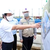 Phó Thủ tướng Chính phủ Lê Văn Thành kiểm tra, chỉ đạo lấy lại tiến độ dự án Nhà máy nhiệt điện Thái Bình 2. (Ảnh: PV/Vietnam+)