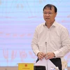 Thứ trưởng Đỗ Thắng Hải nói về giải pháp bình ổn thị trường xăng dầu. (Ảnh: Xuân Quảng/Vietnam+)