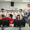 Nhà máy nhiệt điện Thái Bình 2 thành công hòa lưới điện đồng bộ Tổ máy số 1 trước sự chứng kiến của lãnh đạo Ủy ban Quản lý vốn Nhà nước, tỉnh Thái Bình và PetroVietnam. (Ảnh: PV/Vietnam+)