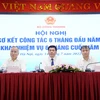 Lãnh đạo Bộ Công Thương phát biểu tại hội nghị Triển khai nhiệm vụ 6 tháng cuối năm. (Ảnh: Đức Duy/Vietnam+)