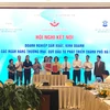 Hội nghị Kết nối doanh nghiệp sản xuất kinh doanh với các ngân hàng thương mại, quỹ đầu tư phát triển thành phố Hà Nội năm 2022. (Ảnh: PV/Vietnam+)