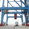 Thu hút đầu tư vào ngành logistics, tạo động lực thúc đẩy xuất nhập khẩu hàng hóa. (Ảnh: PV/Vietnam+)