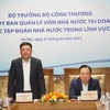 Bộ trưởng Nguyễn Hồng Diên phát biểu tại buổi làm việc với EVN, PVN và TKV. (Ảnh: PV/Vietnam+)