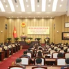 Kỳ họp thứ 11 Hội đồng Nhân dân thành phố Hà Nội ngày 10/3. (Ảnh: PV/Vietnam+) 