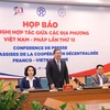 Phó Chủ tịch Ủy ban Nhân dân thành phố Hà Nội Lê Hồng Sơn chủ trì họp báo về công tác tổ chức Hội nghị Hợp tác giữa các địa phương Việt Nam và Pháp lần thứ 12. (Ảnh: PV/Vietnam+)