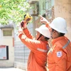 Ngành điện Thủ đô tăng cường kiểm tra tình trạng hoạt động của thiết bị trong nắng nóng. (Ảnh: evnhanoi)