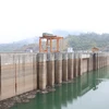Nước về giúp giảm áp lực cung ứng từ nguồn thủy điện những ngày gần đây. (Ảnh: PV/Vietnam+)
