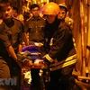 Vụ cháy chung vư mini tại quận Thanh Xuân khiến nhiều người thương vong. (Ảnh: TTXVN)