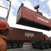Xuất khẩu hàng hóa bị ảnh hưởng do căng thẳng tại Biển Đỏ. (Ảnh: Đức Duy/Vietnam+)