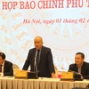 Thứ trưởng Nguyễn Thành Trung thông tin về giải ngân vốn đầu tư công. (Ảnh: Đức Duy/Vietnam+)