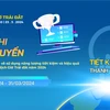 Bộ Công Thương tổ chức cuộc thi trực tuyến về sử dụng năng lượng tiết kiệm và hiệu quả hưởng ứng Chiến dịch Giờ Trái đất năm 2024. (Ảnh: PV/Vietnam+)