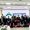 Các đại biểu tham dự họp báo về "Diễn đàn tương lai ASEAN năm 2024" (AFF 2024) do Bộ Ngoại giao tổ chức chiều 1/4. (Ảnh: Đức Duy/Vietnam+)