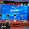 Các đại biểu tại Lễ khai mạc hội chợ thương mại quốc tế Vietnam Expo 2024 sáng 3/4, tại Hà Nội. (Ảnh: Xuân Quảng/Vietnam+)