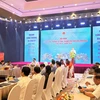 Thứ trưởng Bộ Công Thương Nguyễn Sinh Nhật Tân phát biểu tại Hội nghị ngành Công Thương 28 tỉnh, thành khu vực phía Bắc. (Ảnh: Đức Duy/Vietnam+)