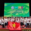 Toàn bộ 34 thành viên của đoàn học sinh Việt Nam đều giành giải trong Kỳ thi Toán quốc tế WMI năm 2024. (Ảnh: PV/Vietnam+)