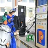 Một điểm bán xăng của Petrolimex tại Hà Nội. (Ảnh: Đức Duy/Vietnam+)